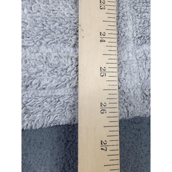 LL Bean Sherpa Fleece Jacket Womens XL Gray Full Zip Suede Trim Pockets Lined - Picture 13 of 14